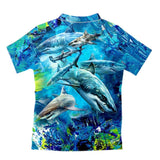 Chemise Requins Bleus