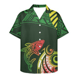 Chemise Maori Requin - verte