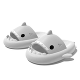 Claquettes Requin Grises