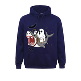 Sweat Requin Fantôme bleu foncé