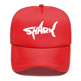 Casquette SHARK - rouge avec logo blanc