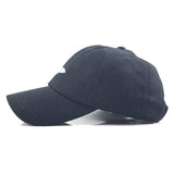 Casquette Requin Gris - noire de profil