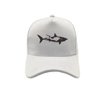 Casquette Requin Plongée blanche avec logo noir