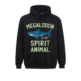 Sweat Requin Esprit Megalodon noir