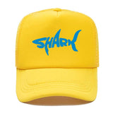 Casquette SHARK - jaune avec logo bleu