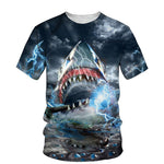 T-Shirt Requin Électrique