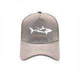 Casquette Requin Plongée Beige avec logo blanc