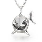 Collier Requin Maléfique argent