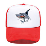 Casquette Requin Énervé - rouge et blanche