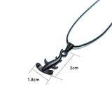 Collier Requin Marteau noir dimensions