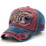 Casquette Requin Vintage rouge