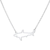 Collier Requin Discret argent