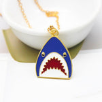 Collier Requin Bleu