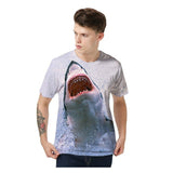 T-Shirt Requin Saut - porté par un homme