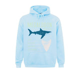 Sweat Megalodon Descriptif bleu ciel