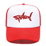 Casquette SHARK - rouge et blanche avec logo rouge