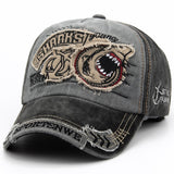 Casquette Requin Vintage noire