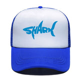 Casquette SHARK - bleue et blanche avec logo bleu