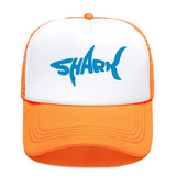 Casquette SHARK - orange et blanche avec logo bleu