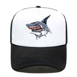 Casquette Requin Énervé - noire et blanche