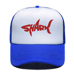 Casquette SHARK - bleue et blanche avec logo rouge