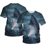 T-Shirt Requin Géant - devant et derrière