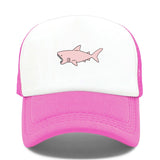 Casquette Requin Rose - rose bonbon