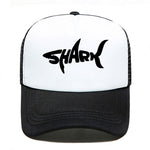 Casquette SHARK - noire et blanche avec logo noir