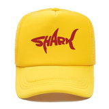 Casquette SHARK - jaune avec logo rouge