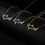 Collier Requin Discret trio