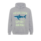 Sweat Requin Esprit Megalodon gris