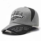 Casquette Requin Baseball gris clair