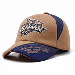 Casquette Requin Baseball marron