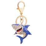 Porte-clé Requin Diamant bleu