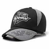 Casquette Requin Baseball noire