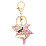 Porte-clé Requin Diamant rose