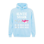 Sweat Tante Requin bleu ciel