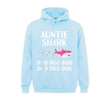 Sweat Tante Requin bleu ciel