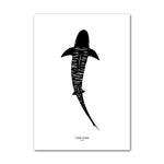 Tableau Portrait Requin Tigre