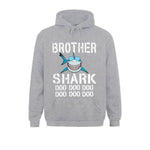 Sweat "Frère Requin" gris