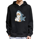 Sweat Requin Chat noir