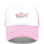 Casquette Requin Rose - rose