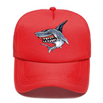 Casquette Requin Énervé - rouge