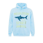 Sweat Requin Esprit Megalodon bleu ciel