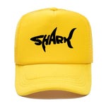 Casquette SHARK - jaune avec logo noir