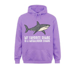 Sweat Requin Megalodon violet