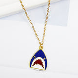 Collier Requin Bleu