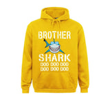 Sweat "Frère Requin" jaune