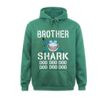 Sweat "Frère Requin" vert 