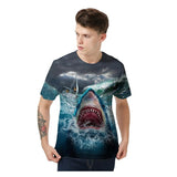 T-Shirt Requin Voile - porté par un homme